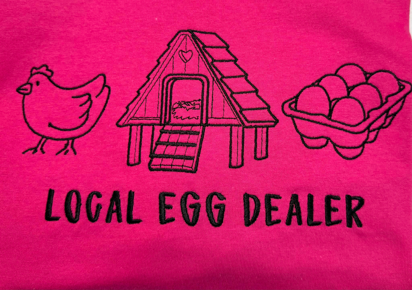 🥚 Local Egg Dealer Embroidered Tee 🥚