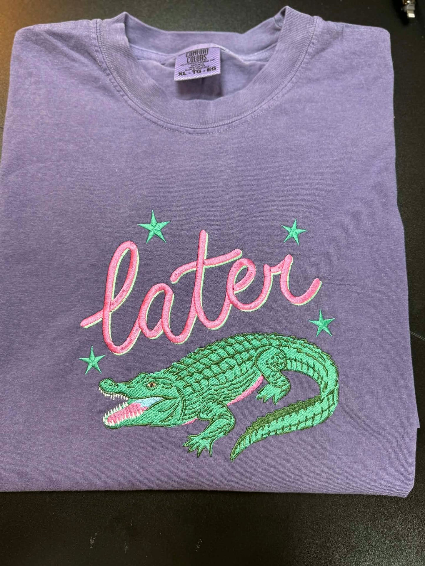 🐊 Later Gator Embroidered Tee 🐊