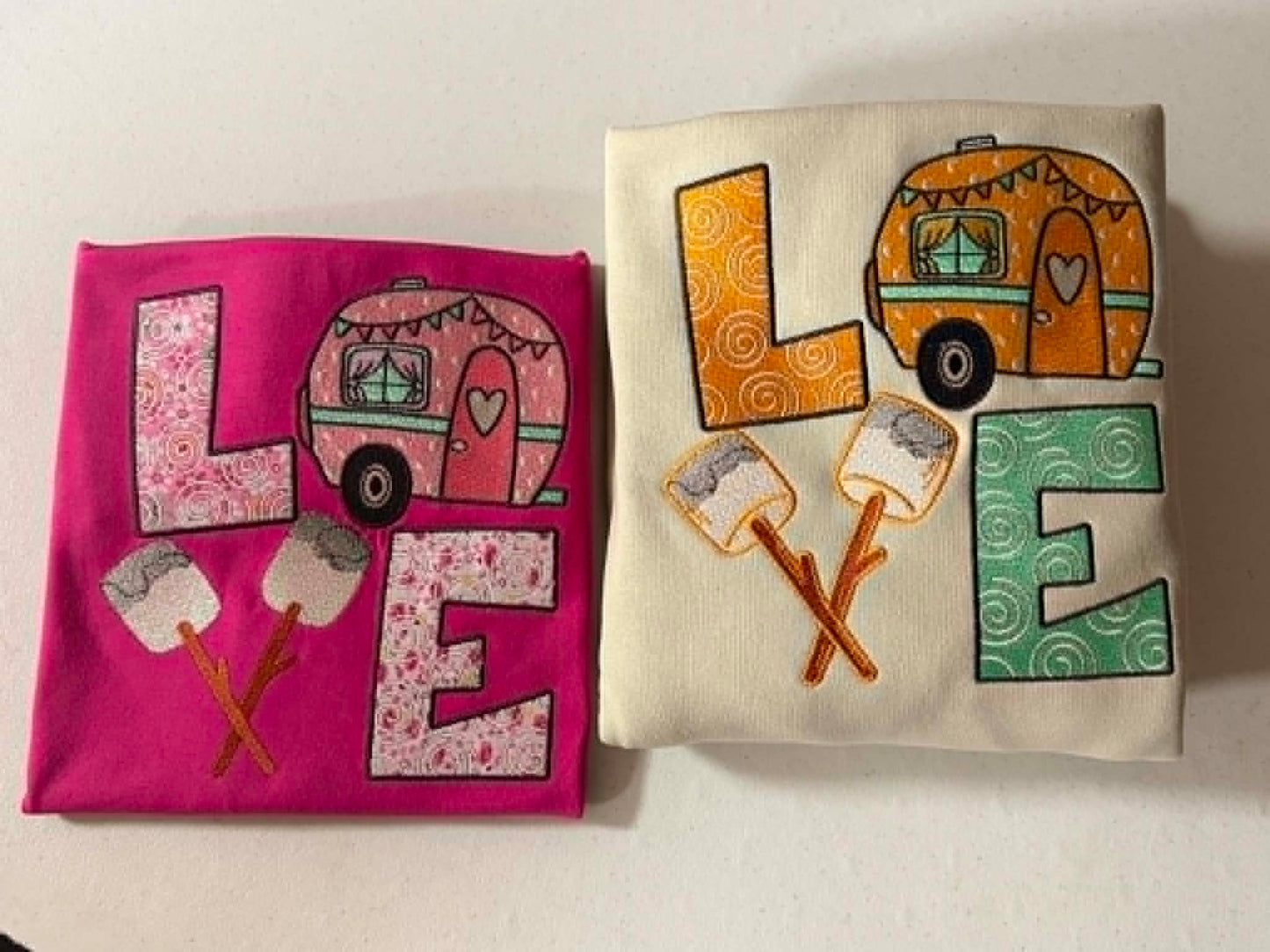 🧡 Camping LOVE Embroidered Shirt 🧡
