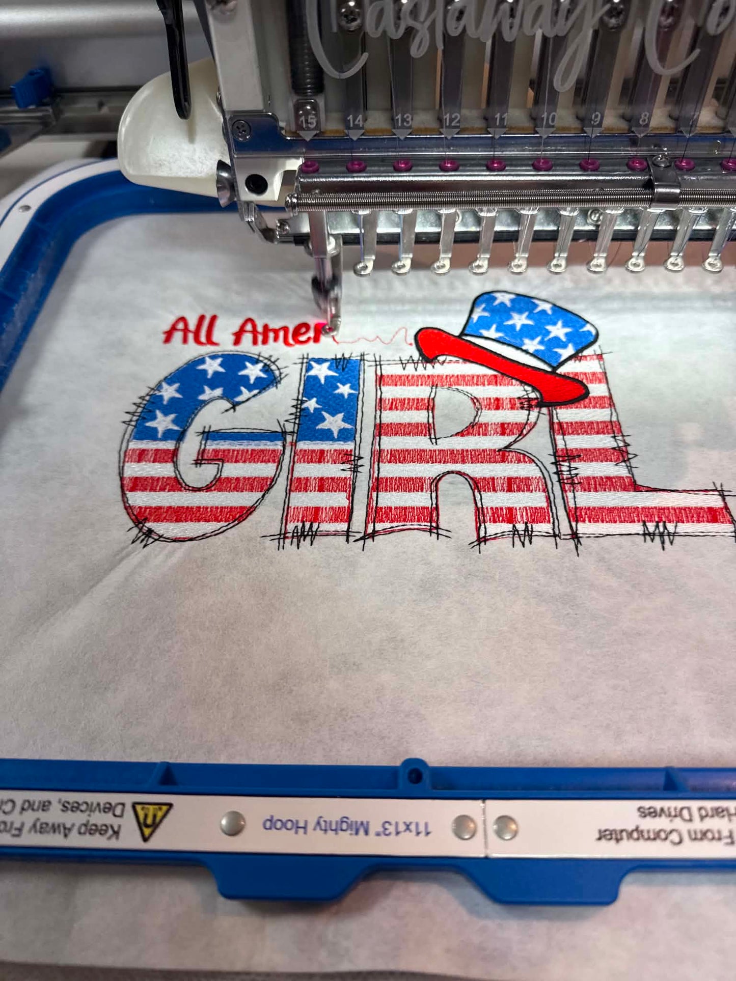 ❤️ All American Girl Embroidered Shirt ❤️