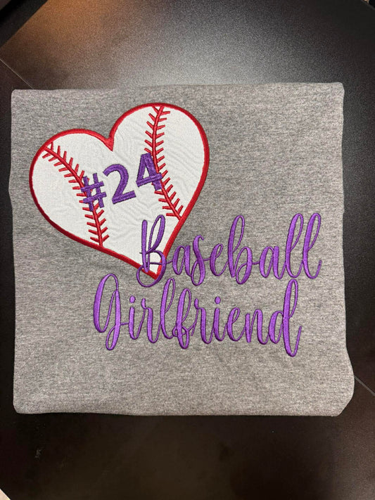 Personalized Baseball Heart Shirt ⚾✨