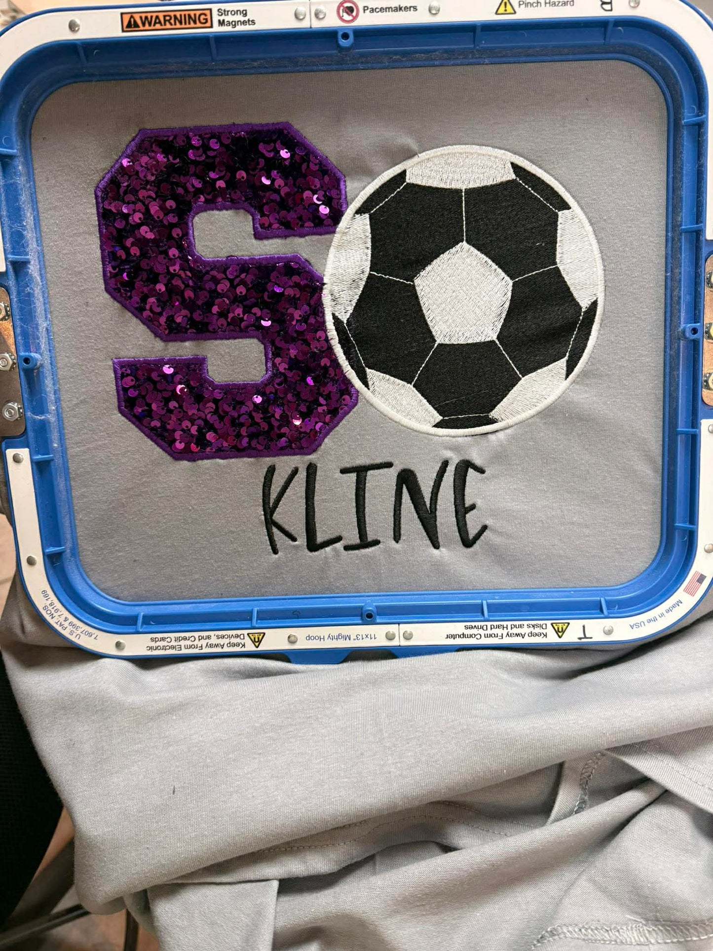 Custom Sequin Soccer Personalized Sweatshirt ⚽✨