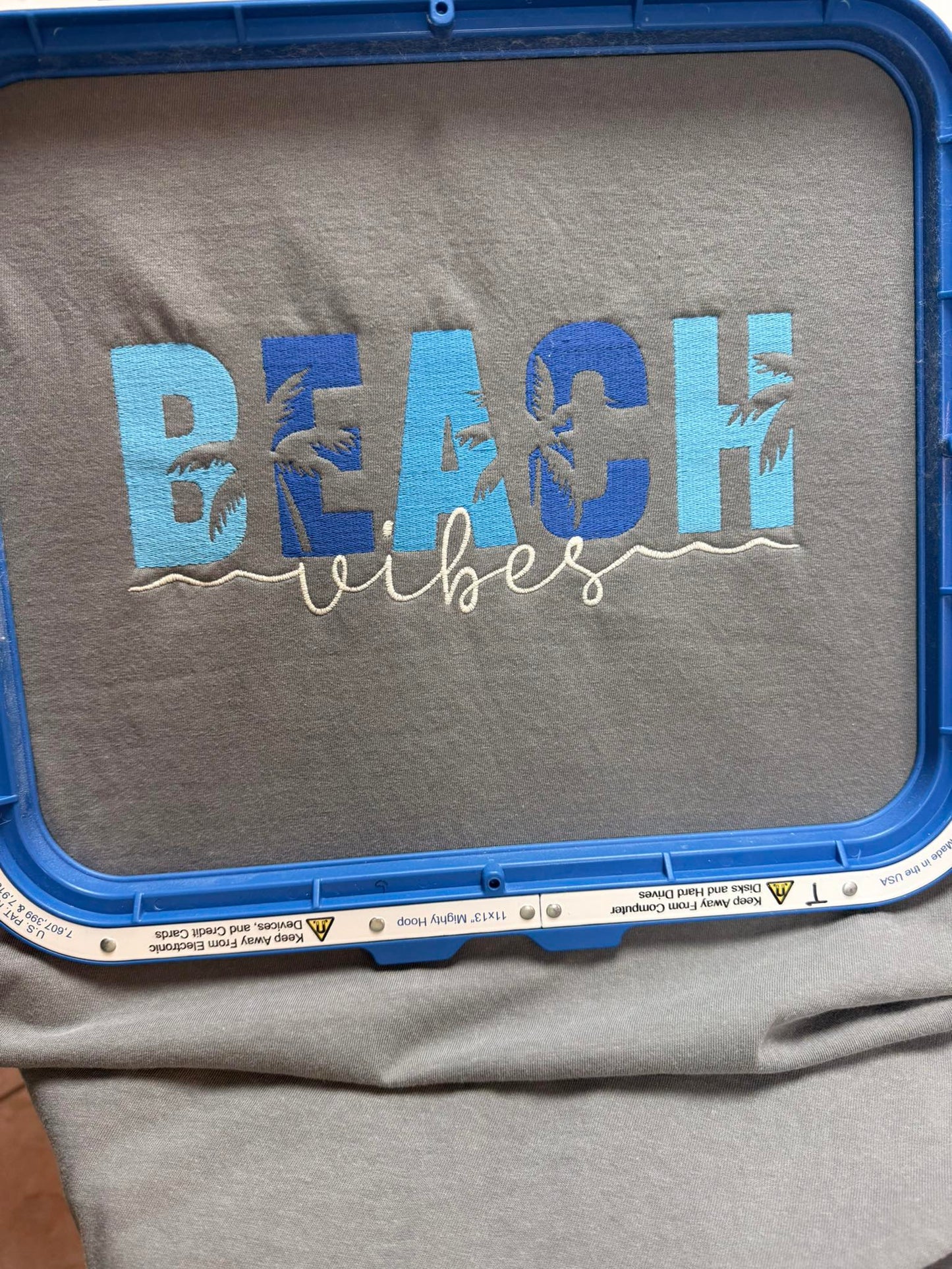 🌴 Beach Vibes Embroidered Tee 🌴