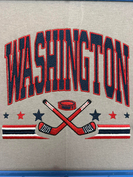 Washington Hockey Embroidered Sweatshirt 🏒