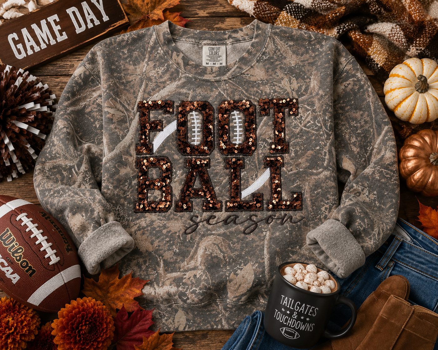 ✨🏈 Football Season Crewneck