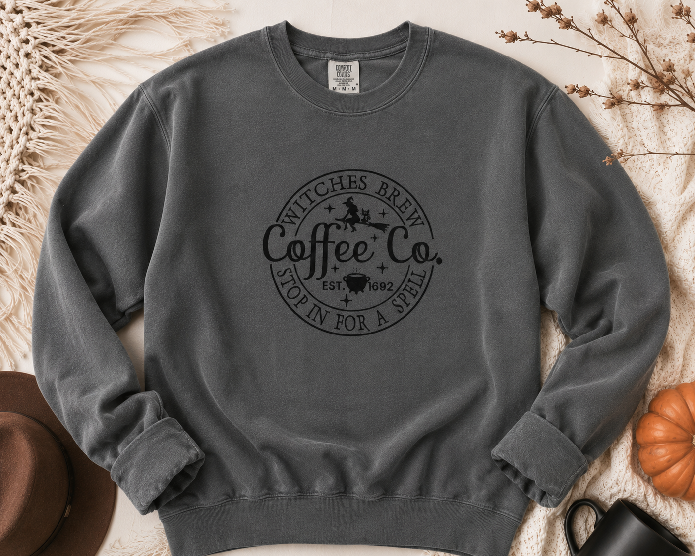 🧙‍♀️ Witches Brew Coffee Co. Embroidered Shirt ☕✨