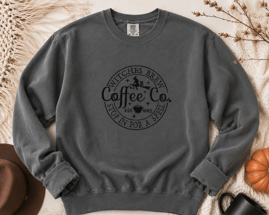 🧙‍♀️ Witches Brew Coffee Co. Embroidered Shirt ☕✨