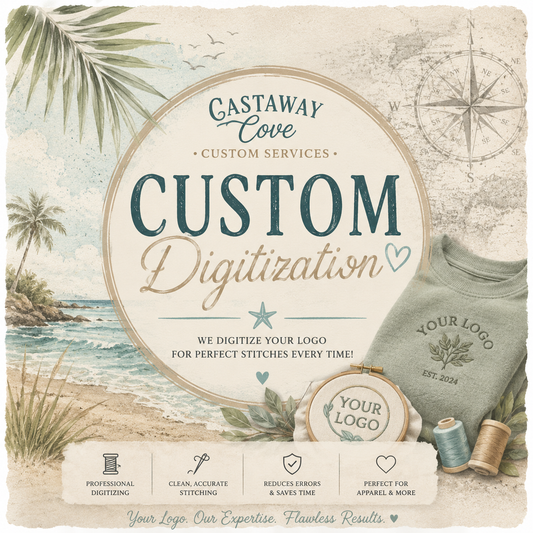 Custom Embroidery Logo Digitizing