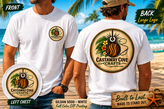 Custom DTF Printed T-Shirts | Full Color Business & Logo Apparel