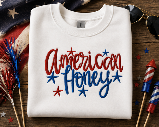 🇺🇸 American Honey Embroidered Shirt