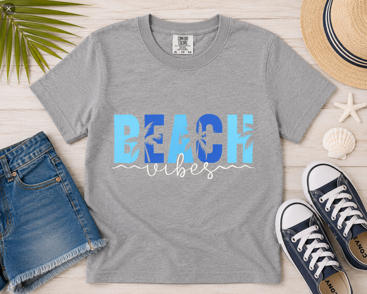🌴 Beach Vibes Embroidered Tee 🌴