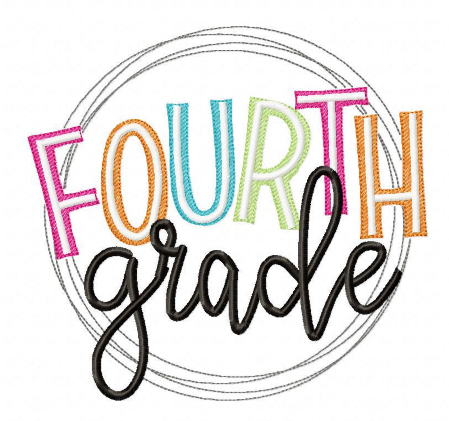 🎒 Personalized Grade Embroidered Youth Shirt