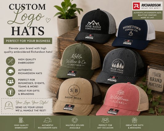 🧢 Custom Logo Richardson Hats 🧢