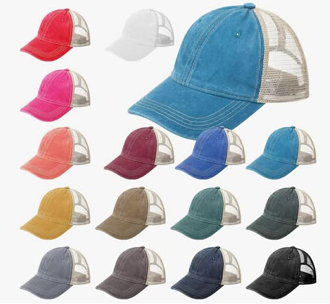 “Money Ball” Embroidered Vintage Washed Hat