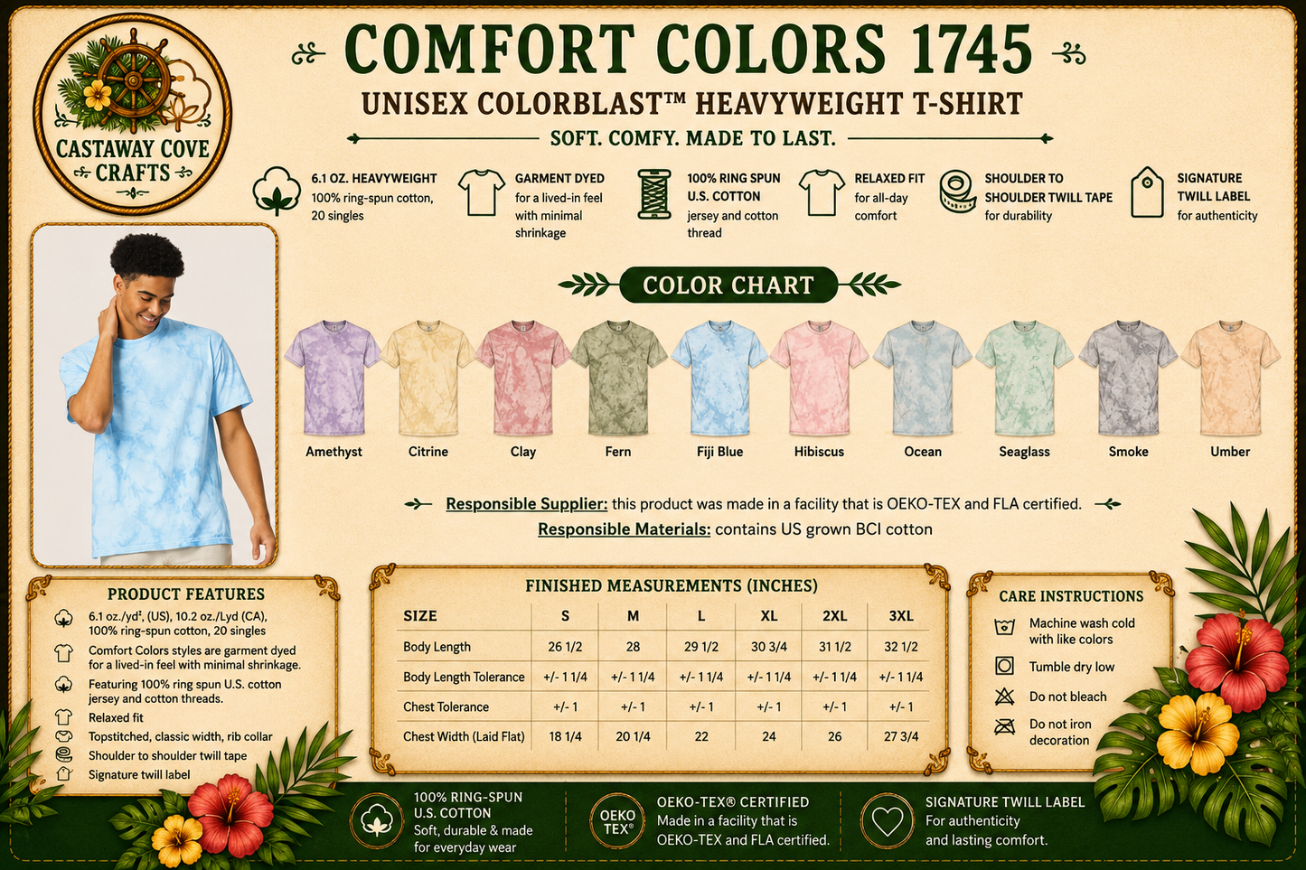 Castaway Beach Van Embroidered Shirt