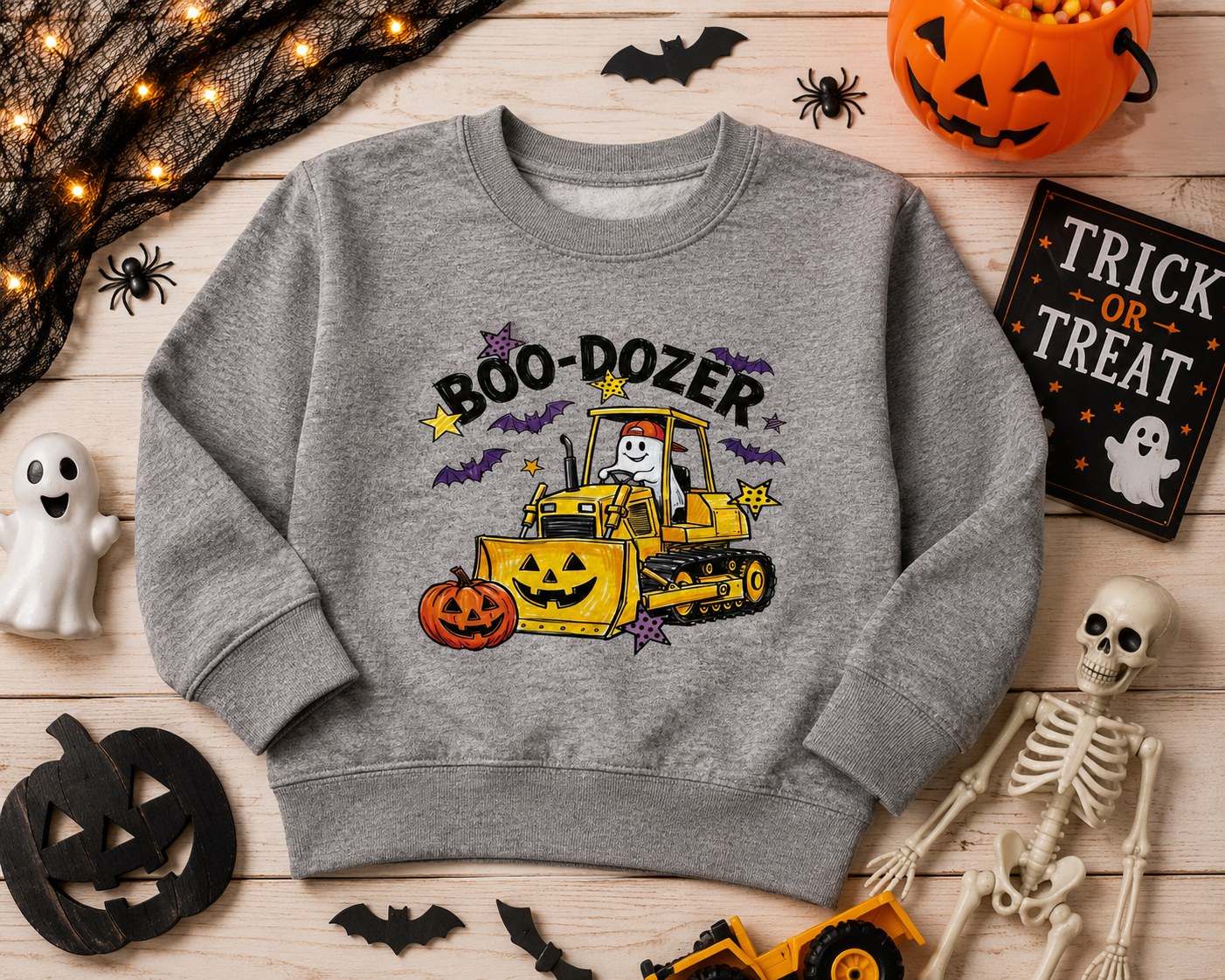 ✨ 🎃  Boo-Dozer Sweatshirt