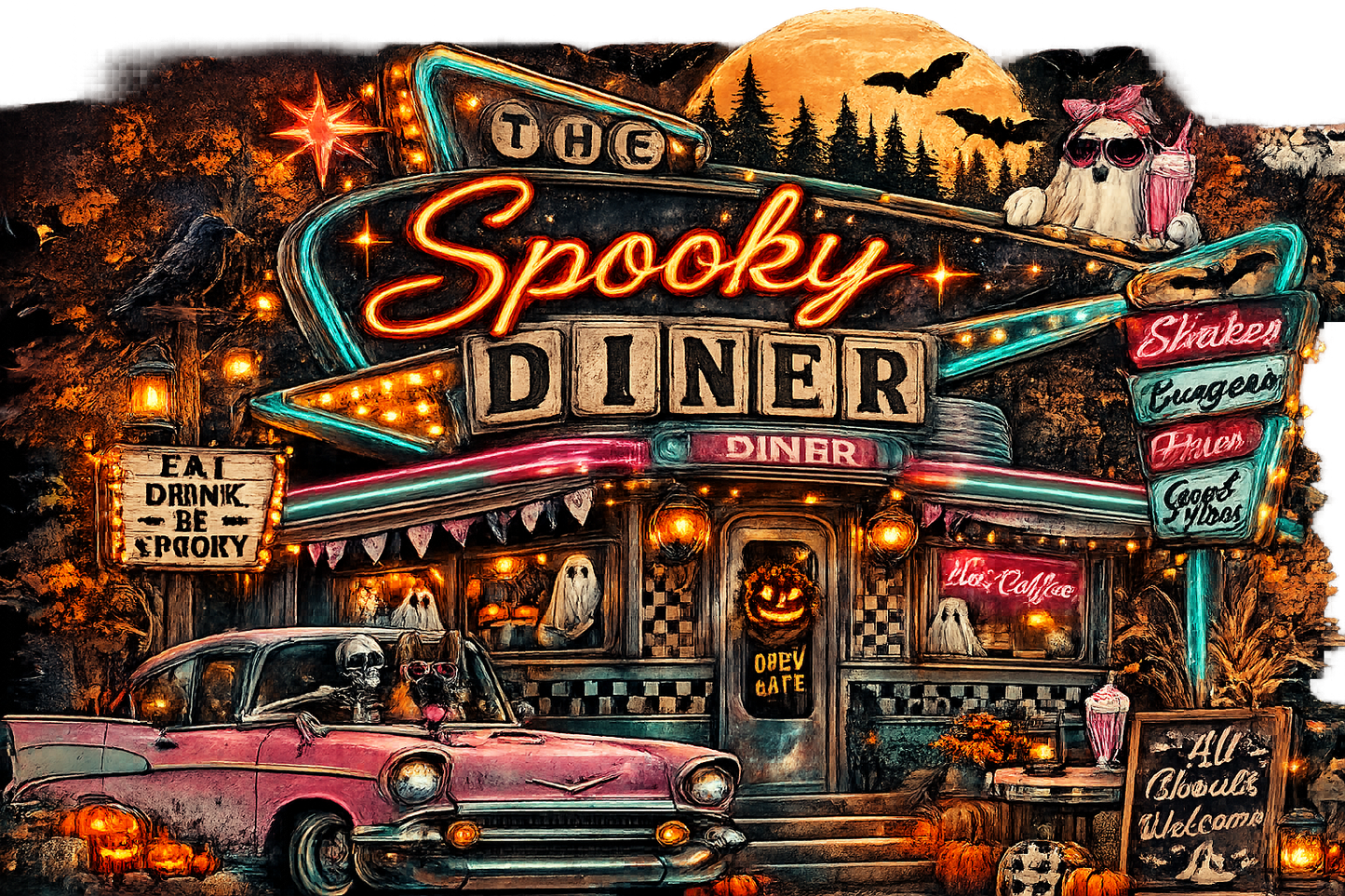 🍔👻 The Spooky Diner
