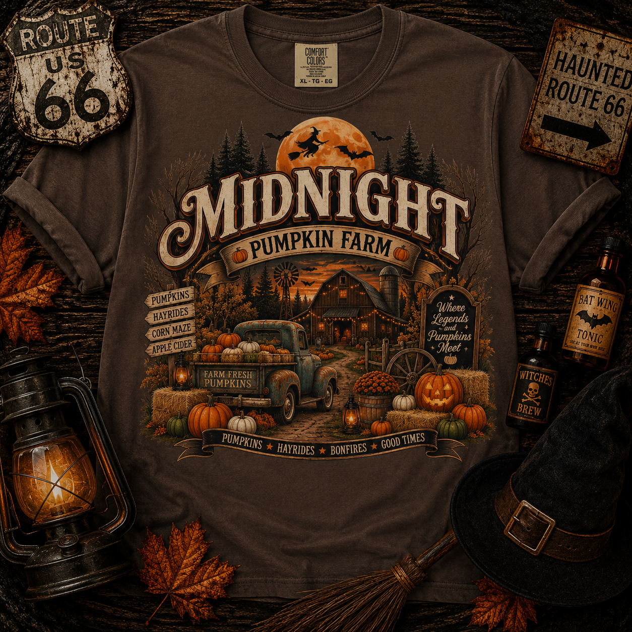 🌙 Midnight Pumpkin Farm