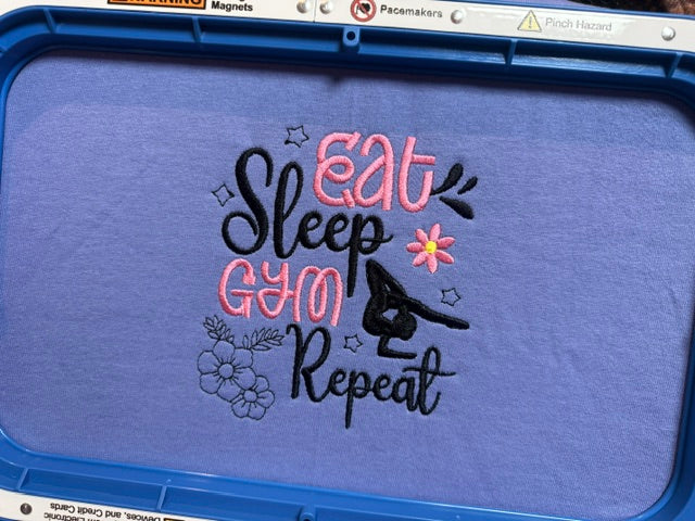 Eat Sleep Gym Repeat Kids T-Shirt 🤸