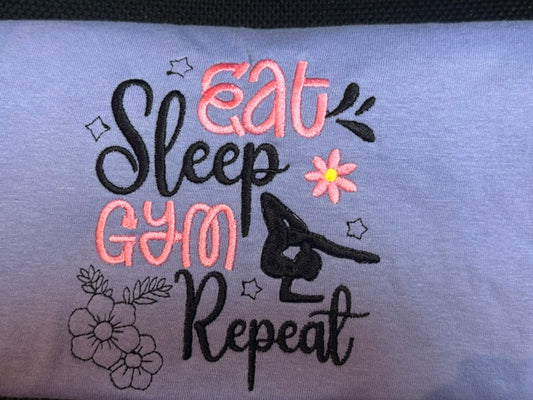 Eat Sleep Gym Repeat Kids T-Shirt 🤸