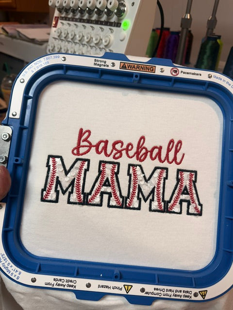 ⚾ Baseball Mama Sequin Appliqué Tee ⚾