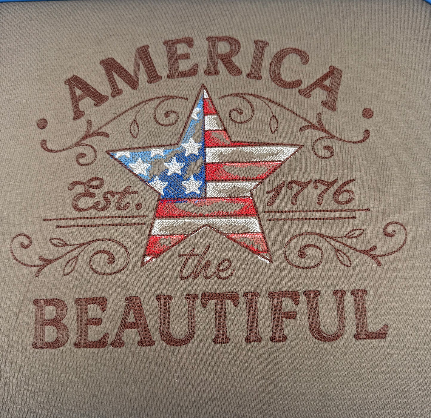 America the Beautiful Patriotic Shirt ⭐