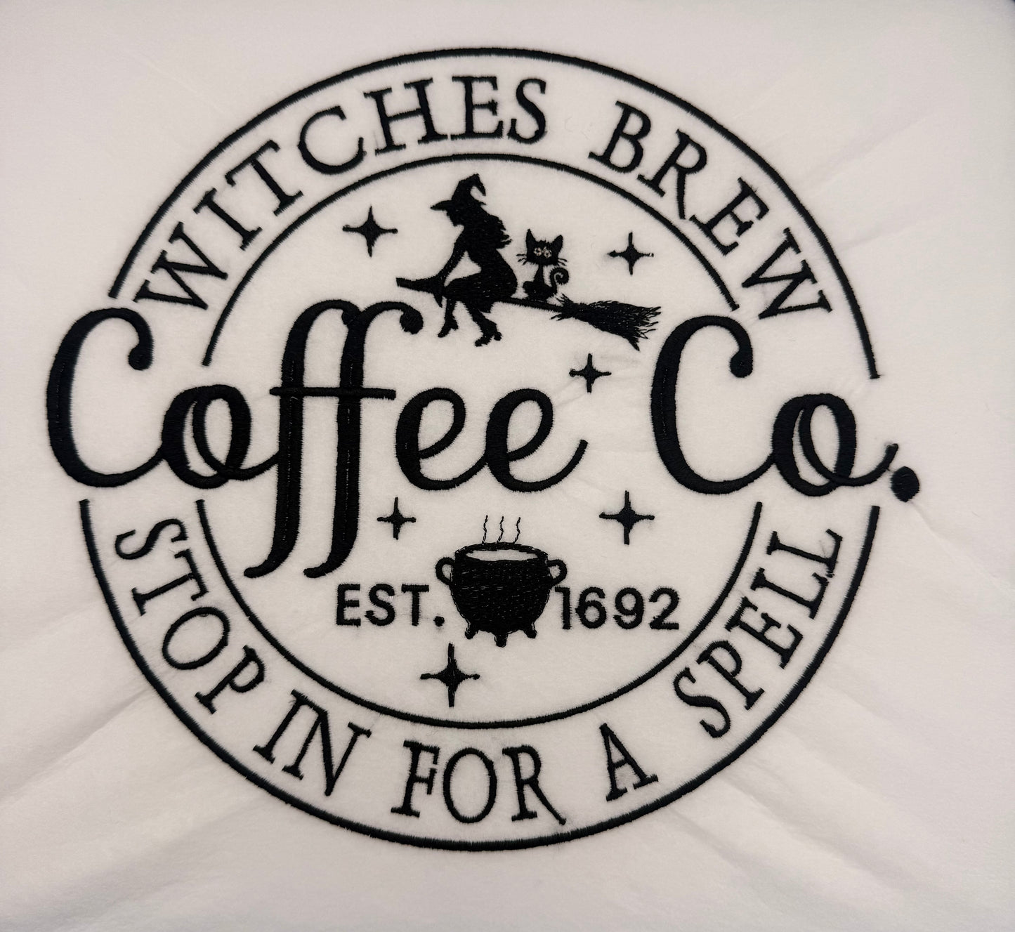 🧙‍♀️ Witches Brew Coffee Co. Embroidered Shirt ☕✨