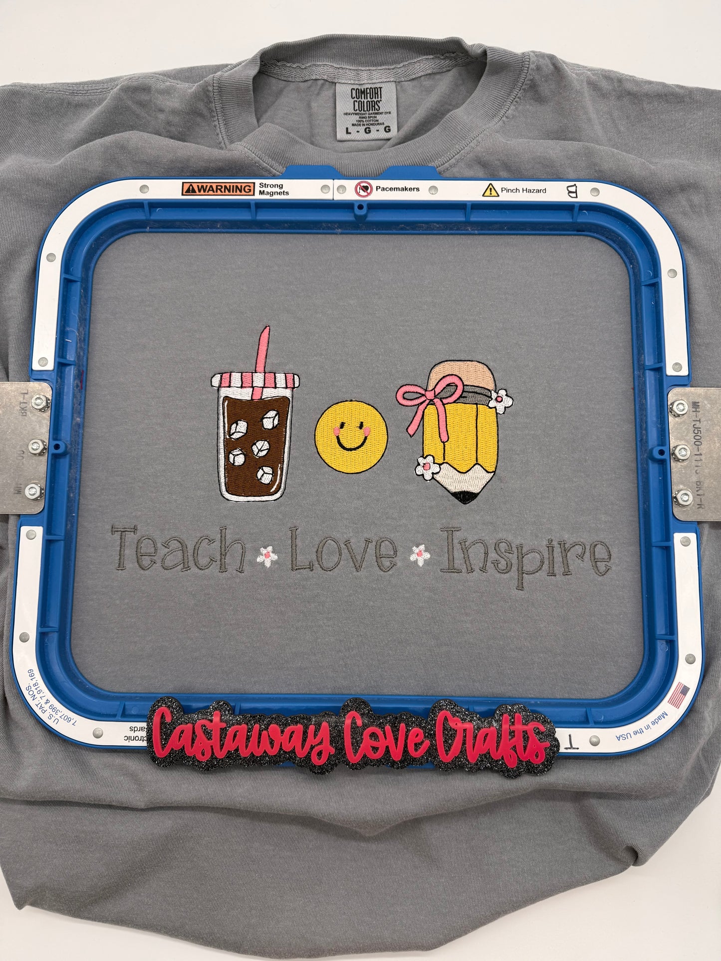Teach • Love • Inspire Embroidered Shirt