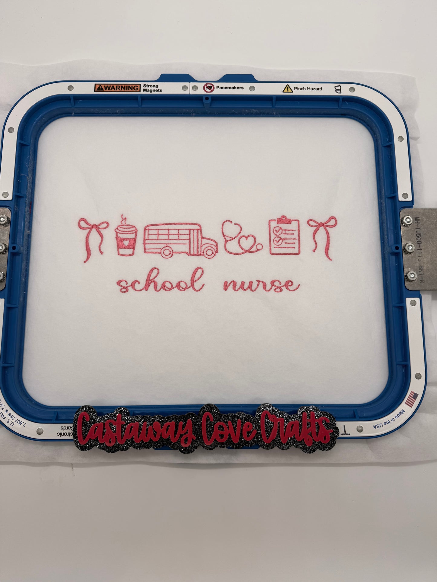🩺 School Nurse Embroidered Shirt