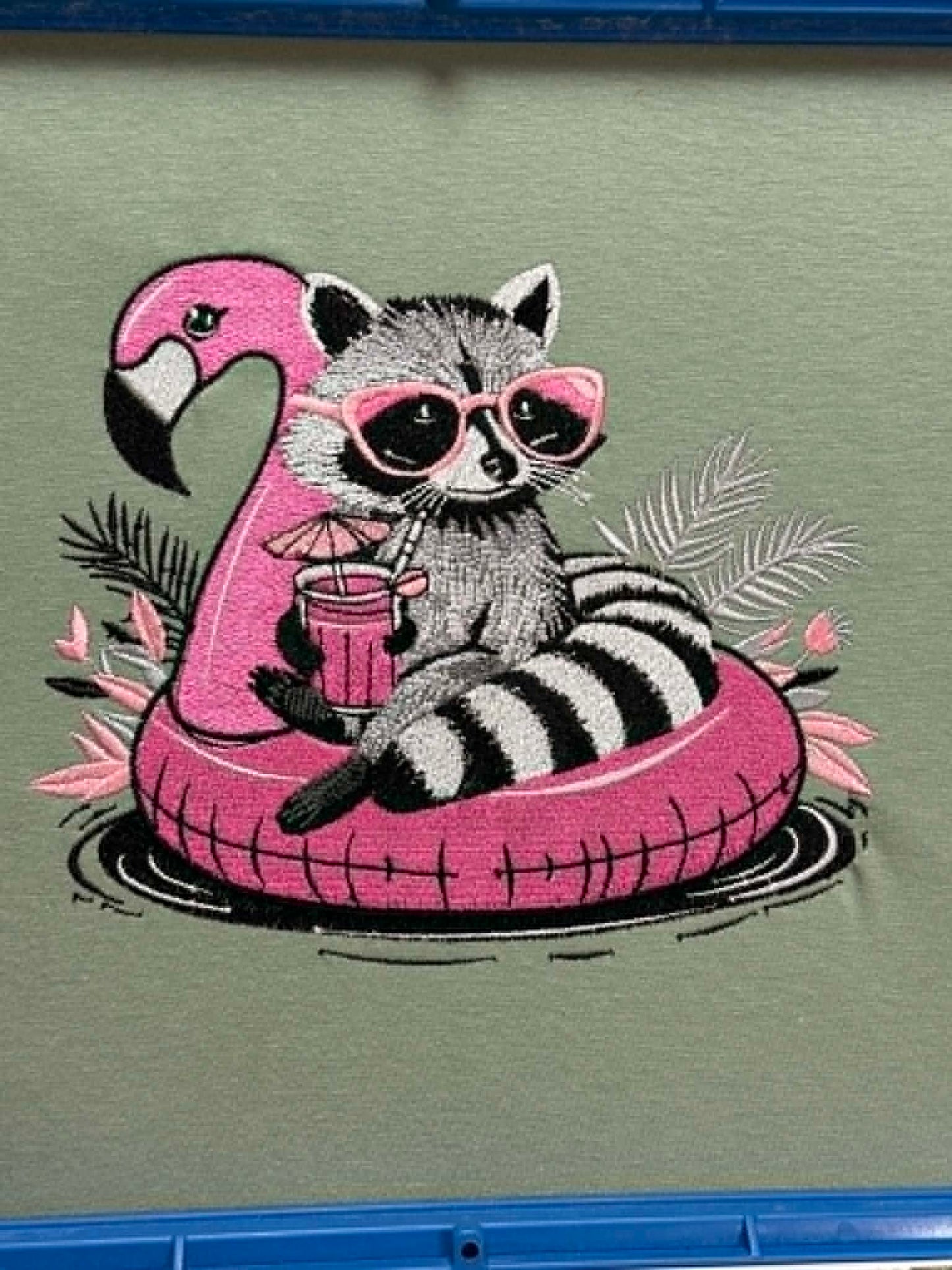 🦝 Feral Girl Summer Embroidered Shirt🦩