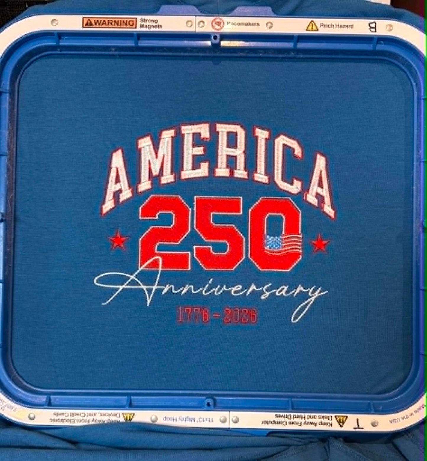 ❤️ America 250 Anniversary Embroidered Shirt ❤️
