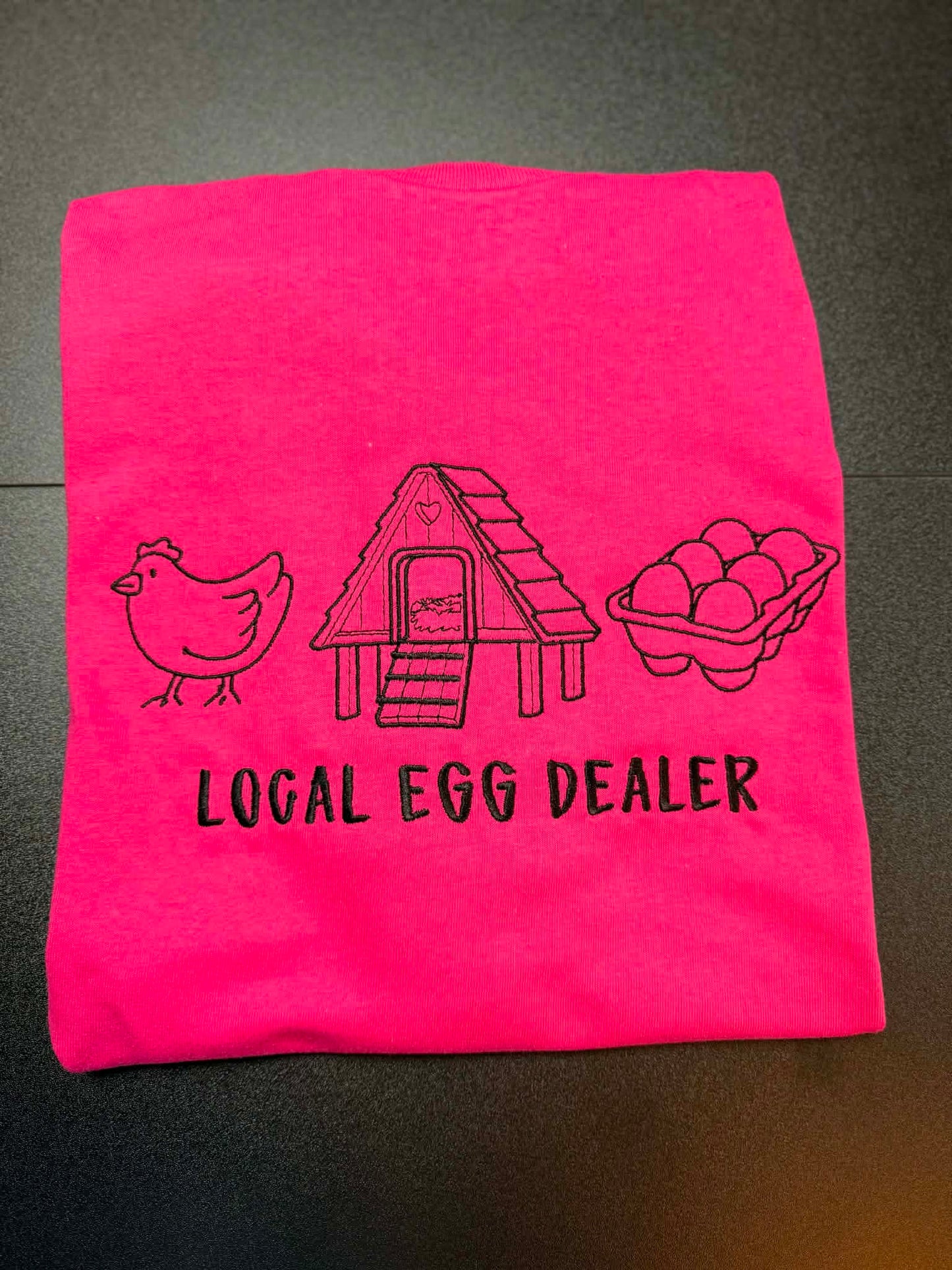 🥚 Local Egg Dealer Embroidered Tee 🥚