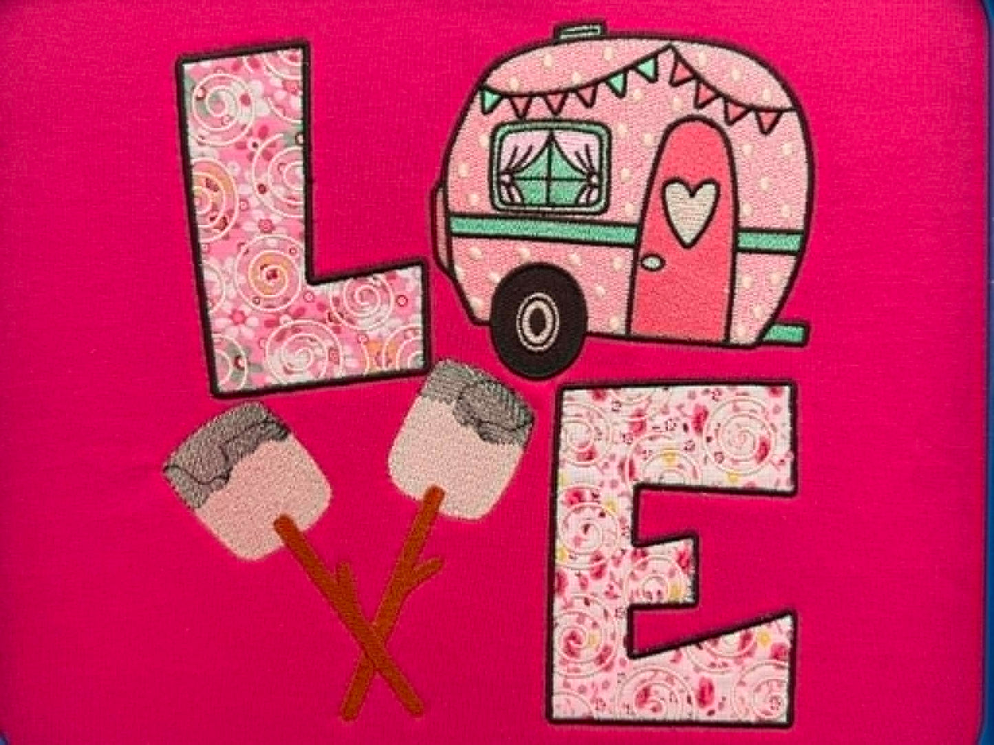 🧡 Camping LOVE Embroidered Shirt 🧡
