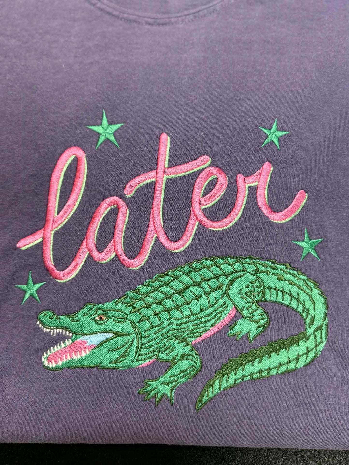 🐊 Later Gator Embroidered Tee 🐊